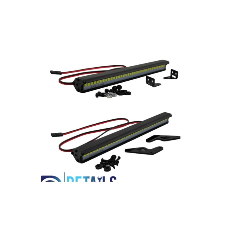 BARRA DE LED CON BASES JEEP CON 36 FOCOS 145 mm 5V  7 4V MARCA DETAILS