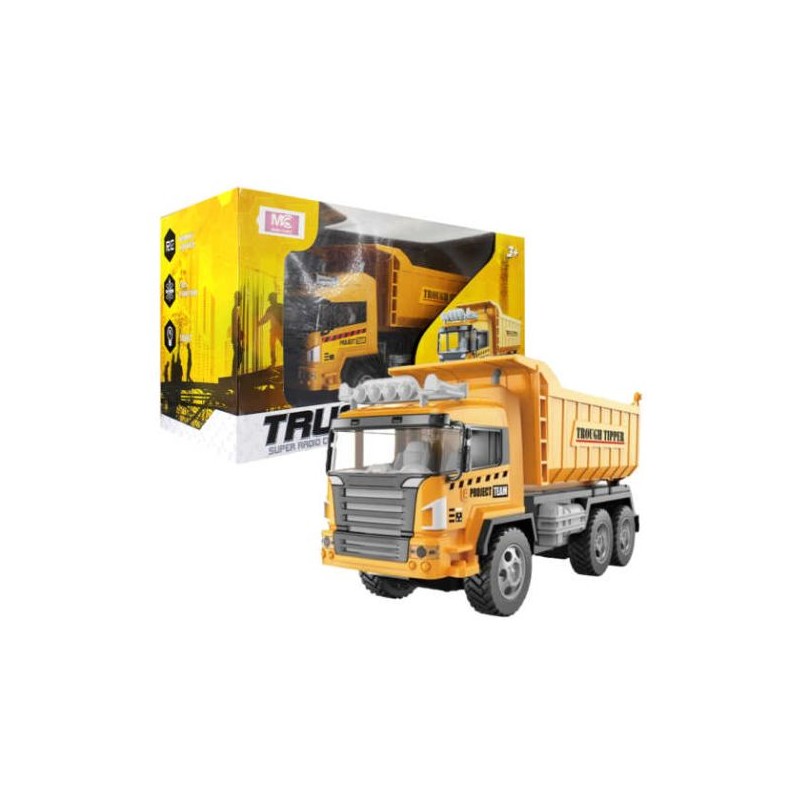 Carro camión de construcción a control remoto con luz y sonido / truck rc construction