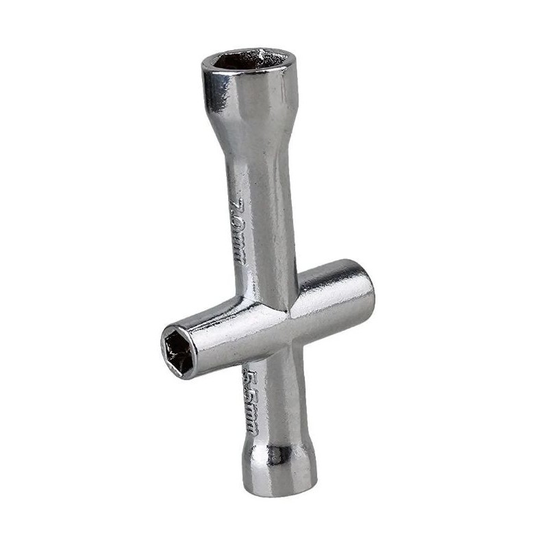 llave aluminio Cruz  Manga 4/5/5.5/7 m