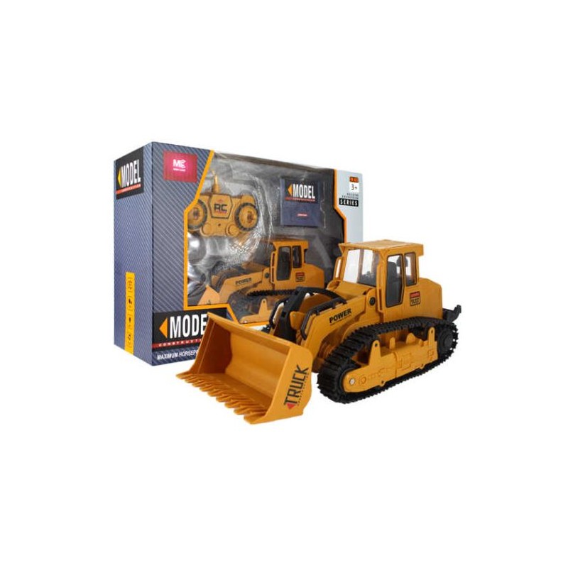 tractor cargador sobre oruga RC RECARGABLE CON FUNCION