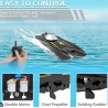 Catamaran mini  2.4ghz doble motor