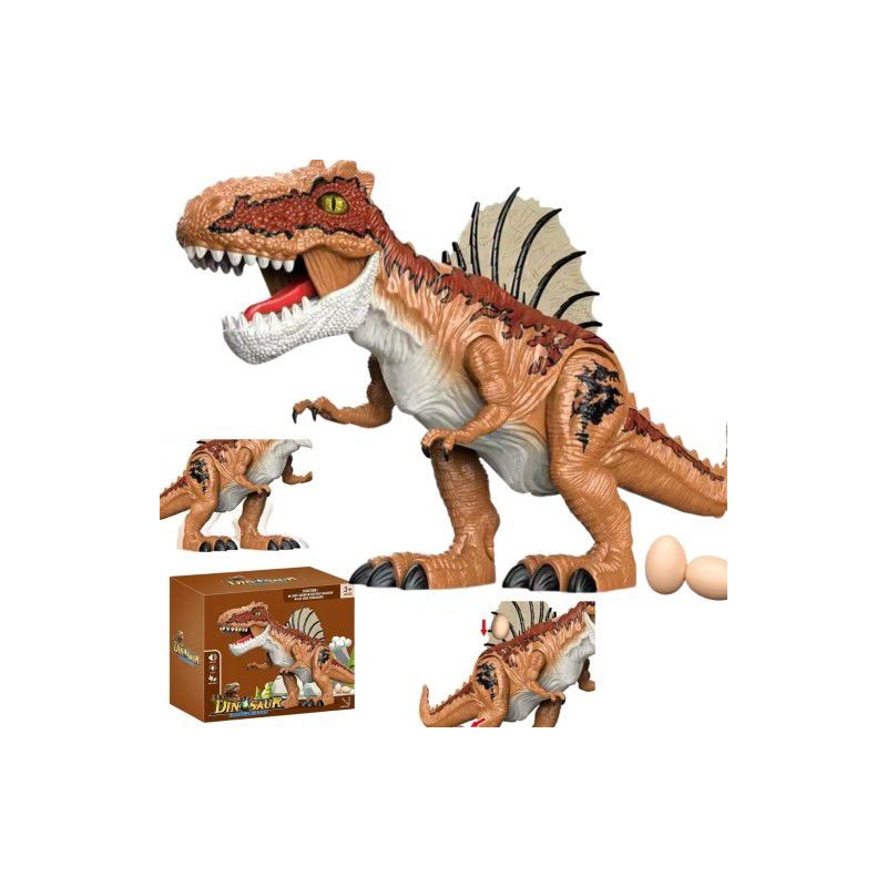 Dinosaurio Interactivo cabeza móvil, rugidos eclosiona huevos