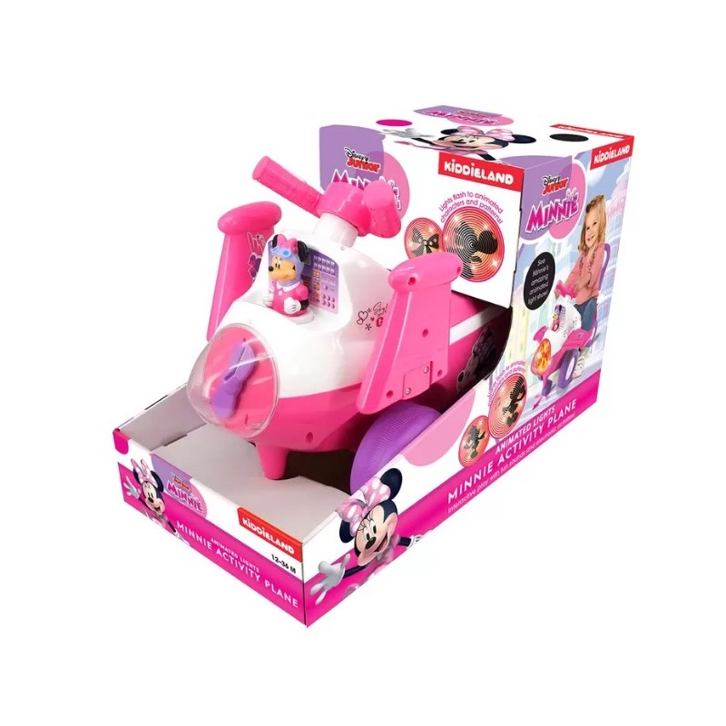 Kiddieland Avion montable de Minnie de Actividades con Luces y Sonidos